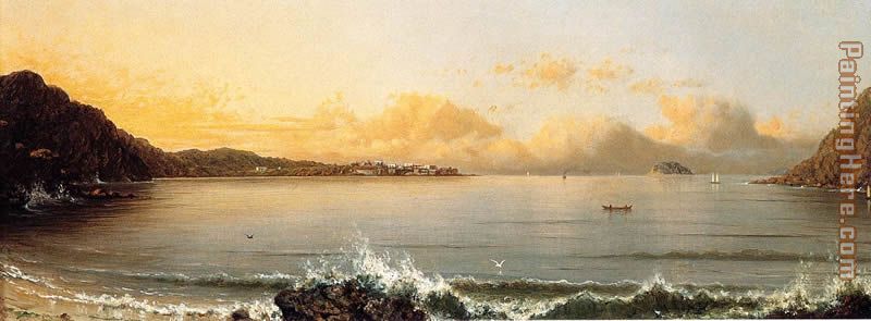 Martin Johnson Heade Harbor Scene, Rio de Janeiro